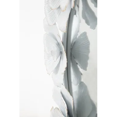 LUSTRO WHITE FLOWER 82 2,6 85,5 cm (WYMIAR WEWNĘTRZNY Ø 62 cm)